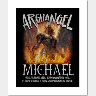 Archangel Michael Vintage comic book style Posters and Art